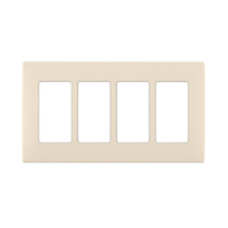 LEVITON WALLPLATES RENU 4 GANG WLPLT GOLD COAST WHITE REWP4-GC